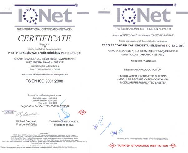 PREFI TSE-EN-ISO 9001:2008 QM